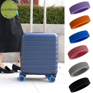 uloveremn 4/8pcs Luggage Wheels Protector Silicone Luggage Accessories Wheels Cover For Most Luggage Reduce Noise Travel Luggage Suitcase SG