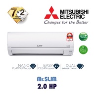 [FEELGOOD] MITSUBISHI 2.0HP Air Conditioner MS/MU-JR18VF Mr Slim R32 (Non Inverter)