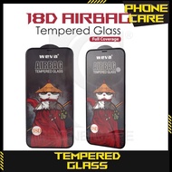 IPHONE 18D AIRBAG TEMPERED GLASS  SCLEAR SCREEN PROTECTOR FOR more model pls pm