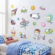 Solar system wall decal planets universe decor. wall stickers for boys dinosaur stickers