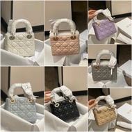 Fashion Boutique Bag Three-Compartment Mini Duffel Bag Handbag Shoulder Crossbody Bag Pattern Commut