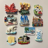 【shipment within 24 hours‌】 world countries travel landmark fridge magnet canada france norway dubai