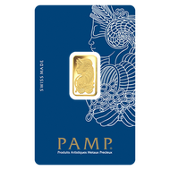 FAR EAST PAMP Suisse 24K/999.9 Gold Lady Fortuna Collectible Gold Bar 5 gram