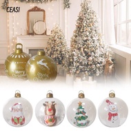 CEASI Christmas Ball, Decoration 60cm Inflatable Balloons, Giant without Light DIY Giant Venue Layou