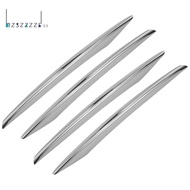 4Pcs ABS Chrome Front Fog Lamp Cover Trim for   E Class W213 E200 E300 2016 2017 2018 2019 E43 Car A