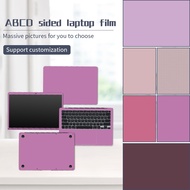 Four Purple laptop skin stickers,waterproof decorative decals, suitable for 11-17 inch ASUS, Dell, Lenovo, Acer