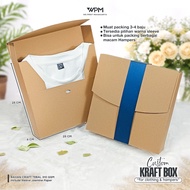 KRAFT CLOTHING BOX CLOTHING BOX SWEETER/ HIJAB/ ETC EXECUTIVE KRAFT BOX/