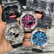 100% ORIGINAL CASIO G-SHOCK GBM-2100A-2B/GBM-2100A-4B/with bold metal bezel that delivers Smartphone