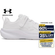Under Armour UA Assert 11 AC Uniform Synthetic Boys' Pre-School Running Shoes - White (100)