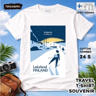 FINLAND 25-Piece SOUVENIR T-Shirt FINLAND STATETAG 24S COTTON PREMIUM SOUVENIR GIFT