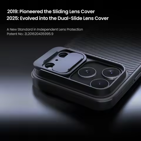 NILLKIN For iPhone 17 Pro Max Magsafe Case CamShield Pro Slide Lens Protection Magnetic Back Cover F