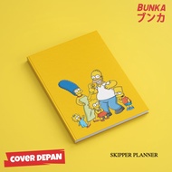 Notebook The Simpsons 2A Hardcover A5 Notebook Notebook Note Note Agenda Planner Journal Agenda
