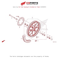 Front Wheel (F-14-40-A) HONDA Winner 150 (June 2016-07/2019) Parts Catalog