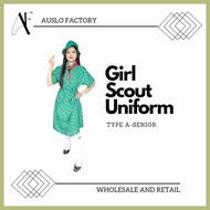 ▽ ✧ ☃ Lf4 SCOUTING UNIFORM FOR GIRLS TYPE A DRESS COMPLETE SET [STAR]