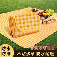 INS Waterproof Picnic Mat 200x300 Large Size Lightweight Beach Grass Camping Moisture-Proof Machine 