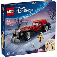 Cruella De Vil's Car,LEGO Disney toy buildable car and 101 Dalmatians villain