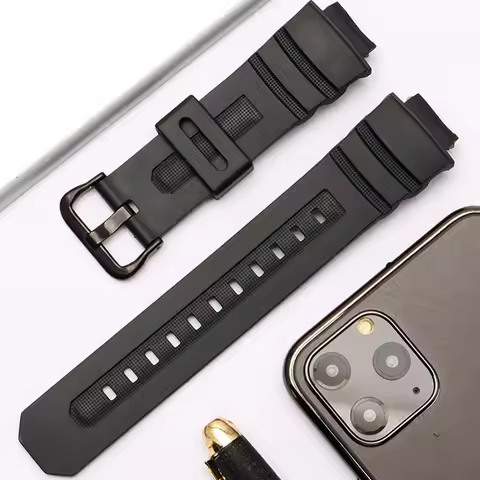 High Grade Rubber Watch band strap For Casio G-SHOCK AW-591/590 AWG-M100/101 G-7700/7710 Men Women R
