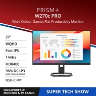PRISM+ W270c PRO | 27" WQHD 144Hz Fast IPS Flat Monitor