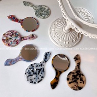 HIGH QUALITY KOREAN GRANITE PLASTIC HAND MIRROR, ESIS ACCESSORIES [ GUONG01 ]