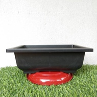 NKT 01 Black Bonsai Pot Plastic Square Bonsai Pot