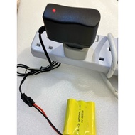 Ni-Cd 3.6V 700mAh SM black connector battery and or with charger