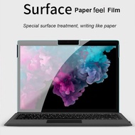 Like Paper Screen Protector for Surface Pro X/ 9/8/7/6 / 5 / 4 / 3 Surface Go 1 2/3 Book 1 /2/ 3 laptop 1 / 2 PET Paperfeel Matte Film