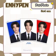 ENGENE ENHYPEN PHOTO PASS 3x4cm 3 PCS PHOTO KPOP UNOFFICIAL HEESEUNG JUNGWON JAY JAKE SUNGHOON SUNOO