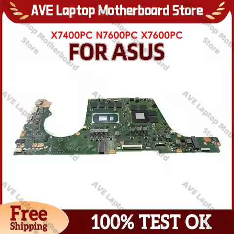 X7400P X7400PC Laptop Motherboard For ASUS X7400PC K3500P K3400P X7400PE V3500P V3400P N7400P Mainbo