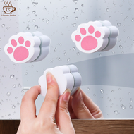 2/4Pcs Cute Cat Claw Mirror Wiper Household Toilet Glass Hand Wash Countertop Cleaning Tool