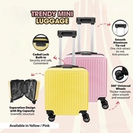 18 Inch Luggage Hand Carry Luggage Pink Colour