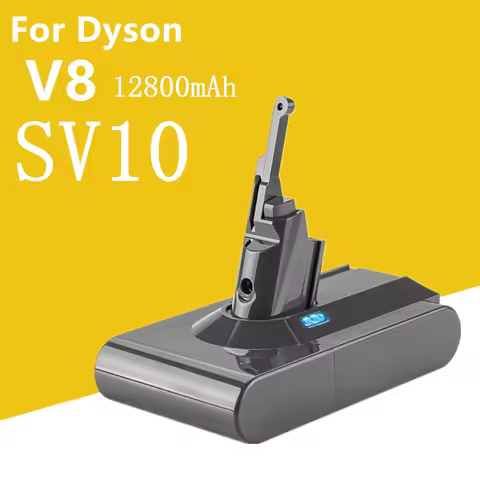 Batería de repuesto YH5 de 12800mAh para Dyson V8, 21,6 V, Li-Ion con Dyson V8 Series V8 Absolute V8