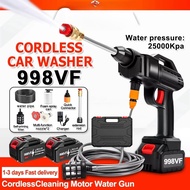 COD 998VF Water Jet Cordless 2 batteries Car Wash Floor Tiles Cleaner Spray Gun Water Jet Pump Porta