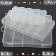 LETTER Fishhook Box, Plastic Transparent Fishing Lure Tackle Box, Sport 5 Compartment Lure Storage