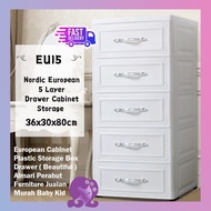Beauty 2u Cabinet Plastic Storage Box Drawer ( Beautiful ) Almari Perabut Furniture Jualan Baby Kid