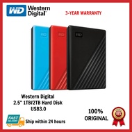 【Local Sale】WESTERN DIGITAL My Passport 1TB 2TB 4TB HDD/ hardisk external / Portable hard drives ori