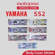 YAMAHA SS2 Sticker Body Cover Set Coverset Strike Stripe SS2 - Red Blue Black Silver