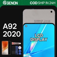 Genon IPS LCD for Oppo A92 2020 LCD Display Touch Screen with Frame Replacement Parts