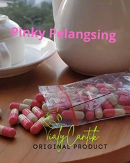Pelangsing Pinky Strong Original Obat Diet Pil Pink Penurun Berat Badan Slimming Capsule Herbal stro