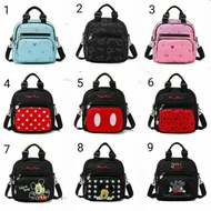 Mini DIAPER BAG 3IN1 VERSION MICKEY MINNIE (Multifunction DIAPER BAG,, JINJING)