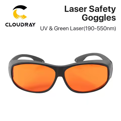 Cloudray OD6+ 355nm 532nm UV Laser Safety Goggles 190-550nm Protective Glasses Shield Protection Eye