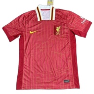 2024-25 Season Liverpool Home Short Sleeve Jersey Football Sports Shirts