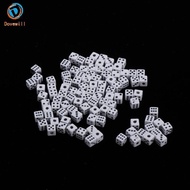 [Dovewill] 100pcs   5mm   Six - Sided   D6   Dice   for   D & D   Role   Playing   Games