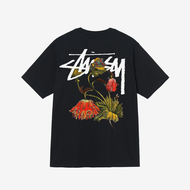 100% อย่างเป็นทางการ Stussy เหี่ยวดอกไม้เสื้อยืดสไตล์เดียวกันสำหรับผู้ชายและผู้หญิง