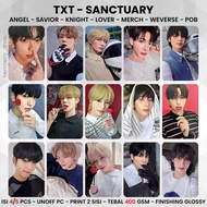 (CONTENTS 4-5 PCS) TXT SANCTUARY Photocard - Premium PC 2 Sides Unofficial Kpop Merch Card TABAK TXT