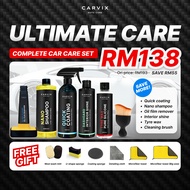 CARVIX | Ultimate Care Package Car Wash Set Nano Car Shampoo Car Coating Car Wash & Wax Car Cleaning