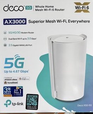 Deco Whole Home Mesh Wifi 6 Router AX3000