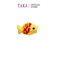 TAKA Jewellery 999 Pure Gold Charm Fish