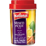 National Achar Fresh Mix Vegetable and Herbs Pickel in Mustard Oil 500g - 1000g (Assorted)
