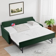 Twin Daybed With Pop Up, Twin To King Size Day Bed W/usb,with Bed Twin, Upholstered Day Bed
