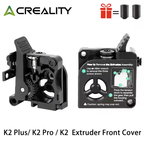 Creality K2/K2 Pro/K2 Plus Combo Extruder Front Cover Original Upgrade Extruder Kit Support 1.75mm F
